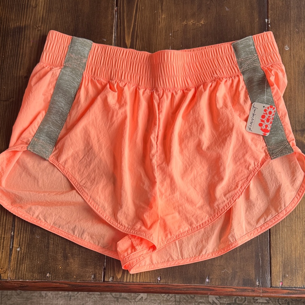 FP Movement by Free People Coral- Trail Angel Shorts